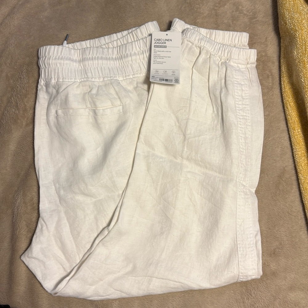 Athleta Cabo Linen Jogger size 20 NWT